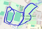 Trasa z dnia 2021-08-15 12:20 - mapa trasy gps - bieganie