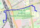 Trasa z dnia 2021-08-16 06:31 - mapa trasy gps - rower miejski