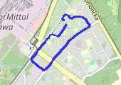 Trasa z dnia 2021-08-16 22:58 - mapa trasy gps - spacer