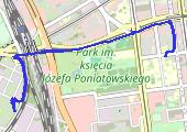 Trasa z dnia 2021-08-18 17:22 - mapa trasy gps - rower miejski