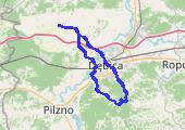 Trasa z dnia 2021-08-18 21:15 - mapa trasy gps - rower trekkingowy