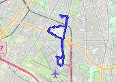 Spacer 21.08.2021 - mapa trasy gps - spacer