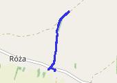 Trasa z dnia 2021-08-22 12:48 - mapa trasy gps - rower trekkingowy