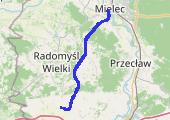 Trasa z dnia 2021-08-22 17:05 - mapa trasy gps - rower trekkingowy