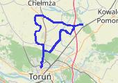 Trasa z dnia 2021-08-22 18:58 - mapa trasy gps - rower szosowy