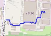Trasa z dnia 2021-08-23 15:04 - mapa trasy gps - marsz