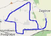 Trasa z dnia 2021-08-25 09:47 - mapa trasy gps - bieganie