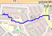 Trasa z dnia 2021-08-24 21:08 - mapa trasy gps - marsz