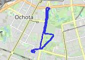 Spacer 25.08.2021 2 - mapa trasy gps - spacer