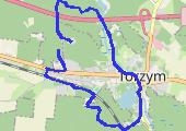 Torzym - mapa trasy gps - marsz