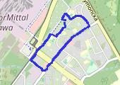 Trasa z dnia 2021-08-25 22:14 - mapa trasy gps - spacer