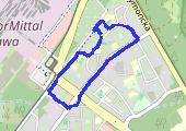 Trasa z dnia 2021-08-24 22:33 - mapa trasy gps - spacer