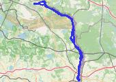 Trasa z dnia 2021-07-24 14:59 - mapa trasy gps - rower szosowy