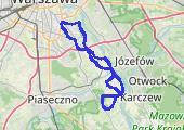 Trasa z dnia 2021-08-25 21:09 - mapa trasy gps - rower szosowy
