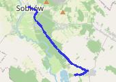 Trasa z dnia 2021-08-22 18:31 - mapa trasy gps - rower szosowy