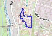 Spacer - mapa trasy gps - spacer