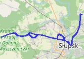 Trasa z dnia 2021-09-01 17:37 - mapa trasy gps - rower szosowy