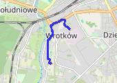 Rower - mapa trasy gps - rower trekkingowy