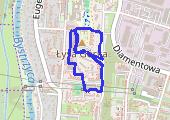 Spacer - mapa trasy gps - spacer