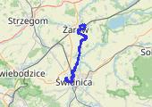 Trasa z dnia 2021-09-03 14:00 - mapa trasy gps - rower trekkingowy