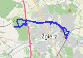 Trasa z dnia 2021-09-05 19:05 - mapa trasy gps - rower górski