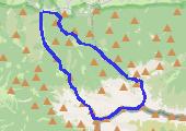 Czerwone Wierchy - mapa trasy gps - wędrówka