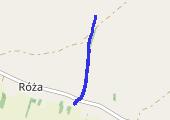 Trasa z dnia 2021-09-08 19:01 - mapa trasy gps - rower trekkingowy