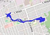 Trasa z dnia 2021-09-08 18:37 - mapa trasy gps - rower szosowy