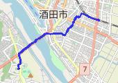 Trasa z dnia 2021-09-09 18:47 - mapa trasy gps - rower szosowy