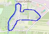 Trasa z dnia 2021-09-10 19:47 - mapa trasy gps - bieganie