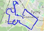 Trasa z dnia 2021-09-11 21:23 - mapa trasy gps - bieganie