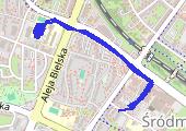 Trasa z dnia 2021-09-09 22:20 - mapa trasy gps - bieganie