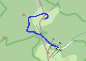 Z  Pradziada do Ovčárny na autobus - mapa trasy gps - marsz