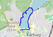 Spacer Kartuzy - mapa trasy gps - spacer