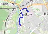 Rower - mapa trasy gps - rower trekkingowy