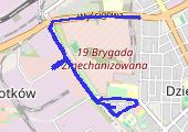 Trasa z dnia 2021-09-15 21:30 - mapa trasy gps - bieganie