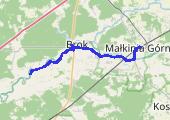 Trasa z dnia 2021-08-22 16:22 - mapa trasy gps - rower trekkingowy