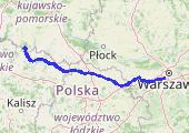 Trasa z dnia 2021-09-17 18:11 - mapa trasy gps - rower szosowy