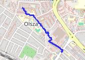 Trasa z dnia 2021-09-17 19:55 - mapa trasy gps - marsz