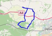 Trasa z dnia 2021-09-19 16:01 - mapa trasy gps - rower trekkingowy