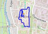 Spacer - mapa trasy gps - spacer