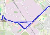 Rower - mapa trasy gps - rower trekkingowy