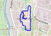 Spacer - mapa trasy gps - spacer