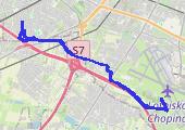Rower 1505 - mapa trasy gps - rower szosowy