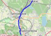 Trasa z dnia 2013-08-18 10:41 - mapa trasy gps - pociąg