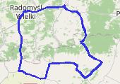 Trasa z dnia 2021-09-26 16:19 - mapa trasy gps - rower trekkingowy
