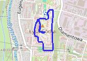 Spacer - mapa trasy gps - spacer