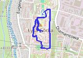 Spacer - mapa trasy gps - spacer