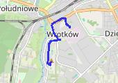 Rower - mapa trasy gps - rower trekkingowy
