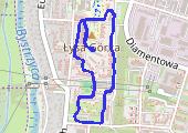 Spacer - mapa trasy gps - spacer